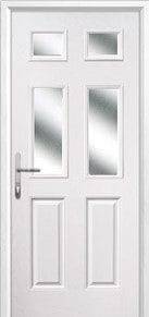 2 Panel 4 Square Glazed Composite Back Door Peterborough, Cambridge 2 Panel 4 Square Glazed Back Doors Peterborough