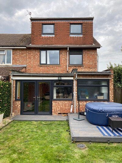 Grey French Doors Peterborough