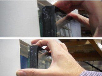 Removing double glazed unit from Composite door