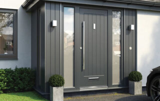 Grey Composite Doors Huntingdon